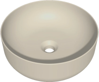 Раковина накладная (40х40) Kerasan Nolita 534481 бежевый матовый
