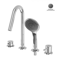 Смеситель на борт ванны Cezares LEAF-BVDM4-L-MM