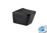 Подвесной унитаз безободковый Gid Tr2143TF-BM