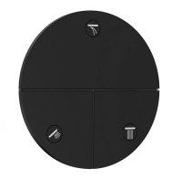 Переключатель потоков на 3 положения Hansgrohe ShowerSelect Comfort S 15558670 черный матовый