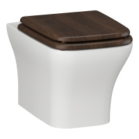 Унитаз подвесной безободковый Opadiris Кантара OS74712A сиденье антикварный орех