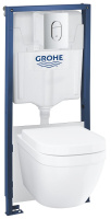 Унитаз подвесной безободковый Grohe Solido Euro Ceramic 39536 000 (39536000) микролифт