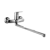 Смеситель для ванны с длинным изливом с керамическим дивертором, IDDIS Torr TORSBL2i10WA, хром