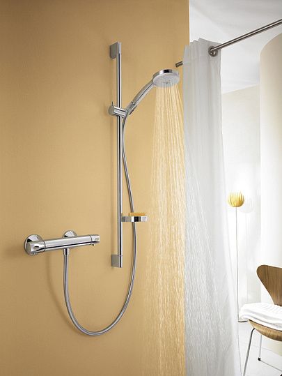 Душевой гарнитур с мыльницей Hansgrohe Croma 100 Vario/Unica C 4jet 27771000 хром