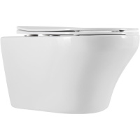 Унитаз подвесной безободковый Art&Max Gina AM218CHR (без сиденья)