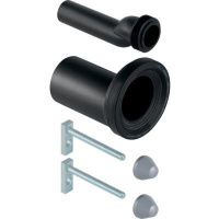 Соединительный комплект Geberit для подвесного унитаза, с крепежным элементом, эксцентриковый: d=110мм, d1=45мм 405.012.00.1