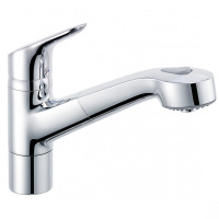 Смеситель для кухни с выдвижным изливом Kludi Objekta 325810575