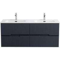 Тумба под раковину Cezares DUET-N-1200-4C-SO-2-GR-P Grafito