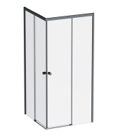 Душевой уголок (90х90) Am.Pm X-Joy W94G-403-9090-BT1K черный матовый