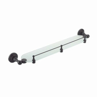 Полка стеклянная с бортиком WasserKRAFT Isar K-7344