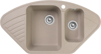 Кухонная мойка GranFest Quartz 14, 14 песочный