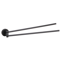 Полотенцедержатель двойной поворотный  Bemeta Dark 104204190