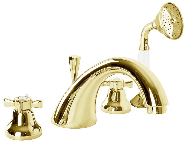 Смеситель На Борт Ванны Cezares LORD LORD-BVD-03 золото Смеситель На Борт Ванны Cezares LORD LORD-BVD-03 золото