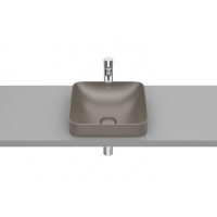 Раковина накладная (37х37) Roca Inspira square 32753R660 кофейный