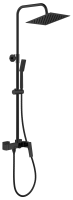 Душевая система с изливом Rush Thira TR3635-50Black