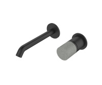 Смеситель для раковины Bronze de Luxe хром с ручкой под мрамор 24686BG Смеситель для раковины Bronze de Luxe хром с ручкой под мрамор 24686BG