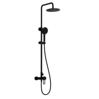 Душевая система WONZON & WOGHAND, черный матовый WW-B2166-A-MB