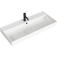 Раковина накладная (100х45) Aqwella Вилис 4610119205164 белый