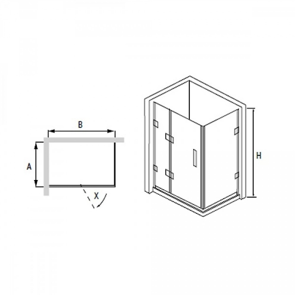 Душевой уголок RGW HO-44 01064492-11