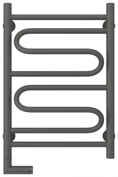 Полотенцесушитель Электрический Cунержа Элегия 2.0 Левый (600x400) Графит 012-5218-6040