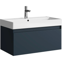 Тумба без раковины 80 см Aqwella Geometria GE01081GRM серый матовый