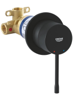 Смеситель для душа однорычажный Grohe Essence New 29197 KF0 (29197KF0) черный матовый
