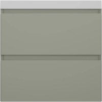 Тумба подвесная без раковины 60 см Style Line Манхэттен ЛС-00002367 оливковый матовый