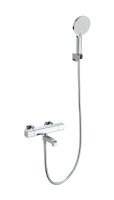 Смеситель для ванны с душем и термостатом WONZON & WOGHAND STAY 2, хром WW-B2016-A1-CR