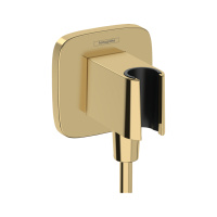 Подключение для шланга Hansgrohe Fixfit Q 26887990 полированное золото