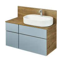 Тумба с раковиной Aquaton Мишель 100 1A2773K3MIX30