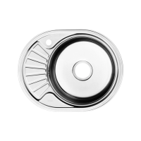 Кухонная Мойка, нержавеющая сталь, полированная, Suno, IDDIS, SUN60PRi77, сталь