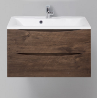 База под раковину подвесная BelBagno MARINO-800-2C-SO-RW-P Rovere Moro