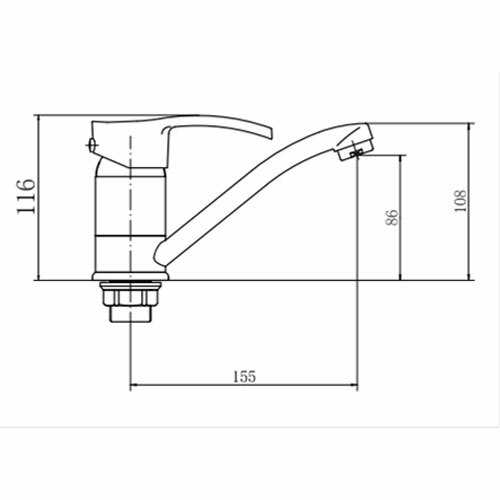 Смеситель для кухни FASHUN A4570-2