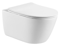 Унитаз подвесной безободоквый Aquatek Оберон AQ1365T-00 микролифт