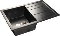 Кухонная мойка GranFest Quadro 780L, Q-780L черный