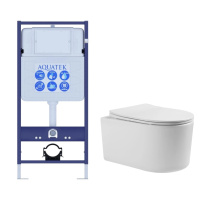 Комплект унитаза с инсталляцией  SET AQUATEK МИЯ