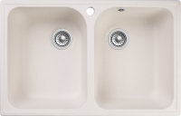 Кухонная мойка GranFest Quartz 15, 15 белый