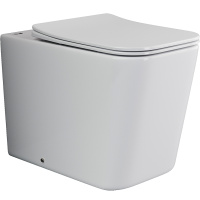 Напольный приставной унитаз Ceramica Nova Cubic Rimless CN1809