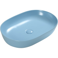 Раковина накладная (60х40) SantiLine SL-1017BL