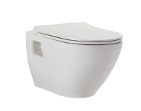 Подвесной безободковый унитаз с функцией биде с сиденьем микролифт beWash  Vettern 82323601