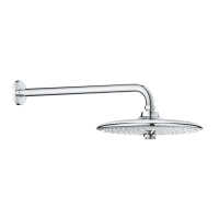 Верхний душ Grohe Euphoria 260 SmartControl с душевым кронштейном 380 мм, 26458 000 (26458000)