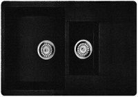 Кухонная мойка Whinstone ￼￼￼Гурон (C10) черный металлик 41531