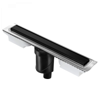 Душевой лоток Berges Wasserhaus B1 Keramik 800 (в пол) 095019 черный матовый