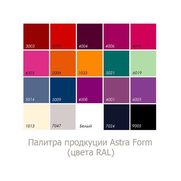 Пенал Астра-Форм "Классик" (правый/левый) ЦВ RAL