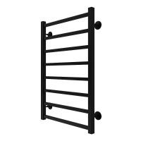 Полотенцесушитель водяной (50х80) П8 Terminus Аврора (500х800) 4670078544780 черный матовый