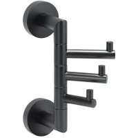 Тройной крючок поворотный Bemeta Dark 104206070