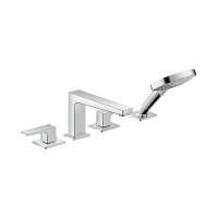 Смеситель на борт ванны 4 отвесртия Hansgrohe Metropol Secuflex 32552000 хром