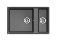 Кухонная мойка GranFest Level 760K, LV-760K графит