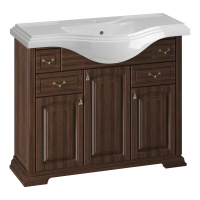 Тумба под раковину Opadiris Риспекто 100 Z0000001784 орех антикварный (без раковины)