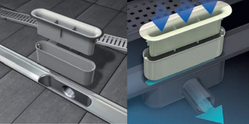 Сифон пластиковый для душевого канала ACO Showerdrain NM5374